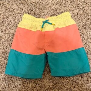 Cat & Jack Kids Swim Trunks - Yellow, Orange, Teal